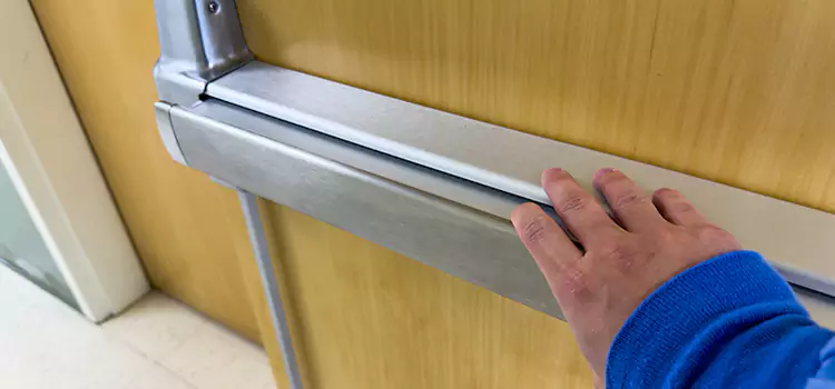 Installing a Push Bar on a Door Fernley