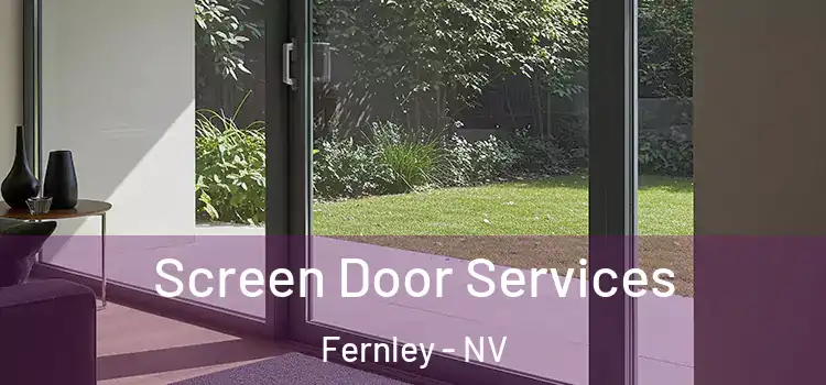 Screen Door Services Fernley - NV